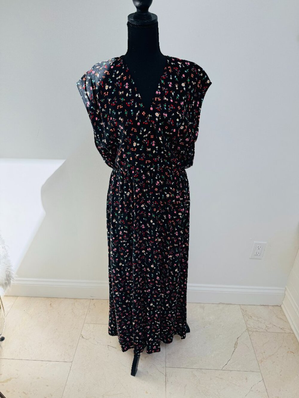 United Colors of Benetton Maxi Floral Dress Sz S